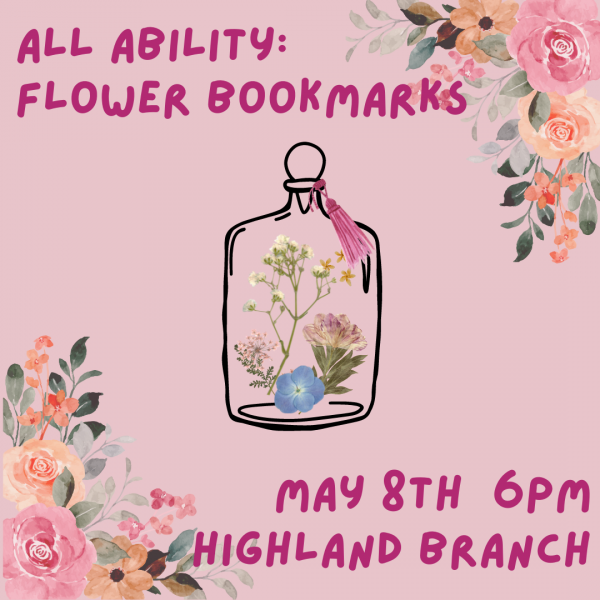 Image for event: All Ability: Flower Bookmarks