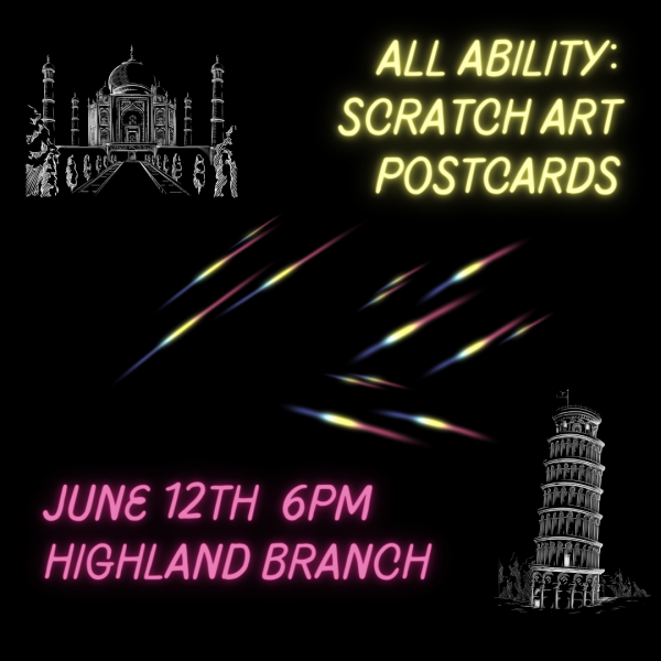 Image for event: All Ability: Scratch Art Postcards