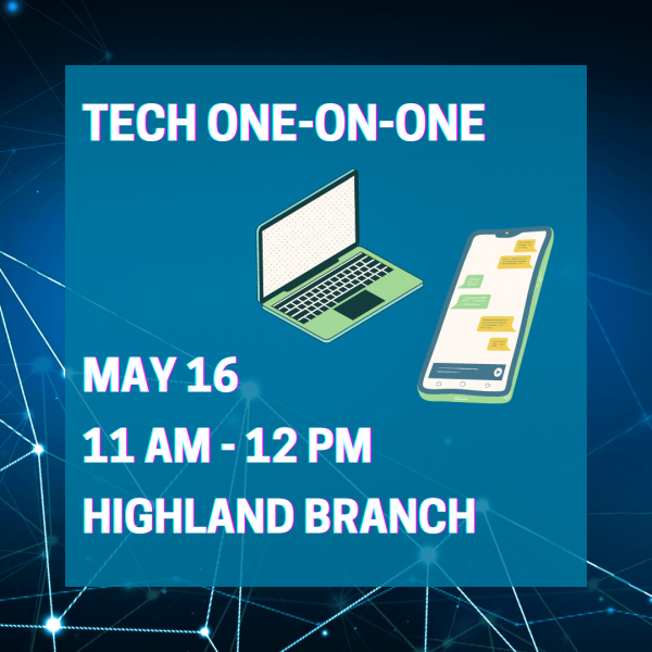 Image for event: One-On-One: Tech Help 