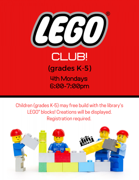 Image for event: LEGO&reg; Club (Grades K-5) 
