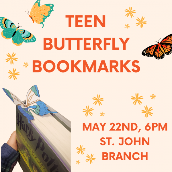 Image for event: Teen Butterfly Bookmarks