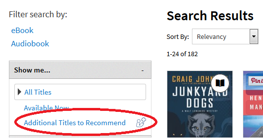recommending a title for purchase is as simple as a few clicks